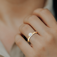 HORN0032 - Yellow Gold - Model